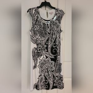 Dress Barn. Black and White Dress